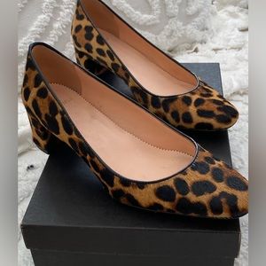 Jcrew cheetah pump